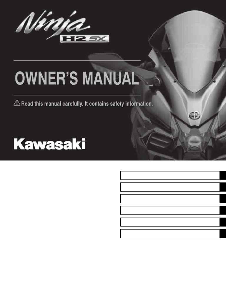 2018-2021 H2SX サービスマニュアル 2018-2021 H2SX サービスマニュアル Kawasaki H2 SX Motorcycle