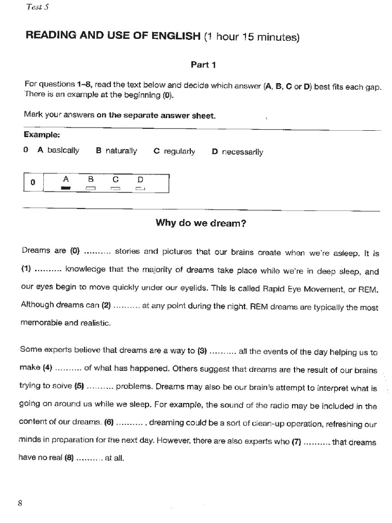Book 2 Uoe Test 5 | PDF