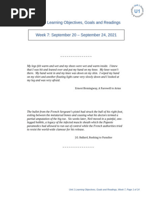 Collated LOs Readings and Goals Week 7 2021