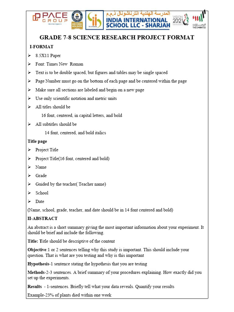 Science Project Policy | PDF | Data | Hypothesis