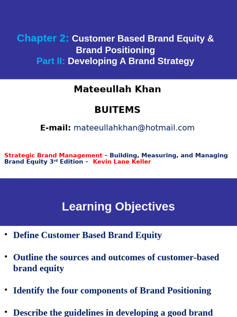 Chapter 2 - BM | PDF | Brand | Marketing