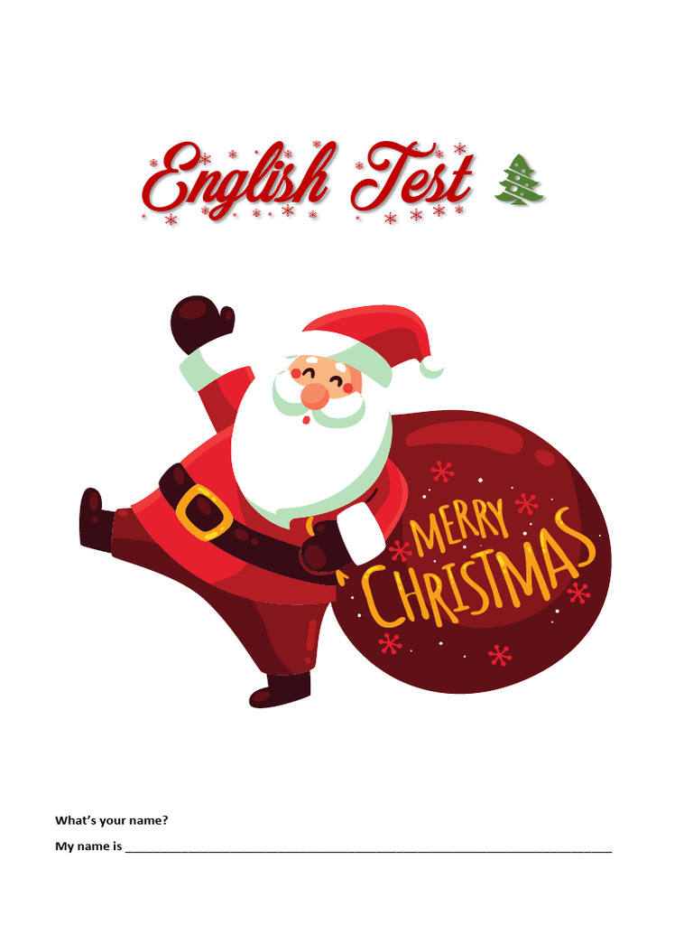 TESTE DE INGLÊS - 3 Ano | PDF | Language Arts & Discipline | Self ...