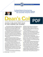 Dean's Column: Boyd Law School Guest Writer Prof. Steve Johnson