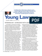 Young Lawyers: Veterans Day - Giving Back With Legal Services