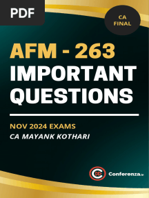 AFM 263 Important Questions Nov 2024