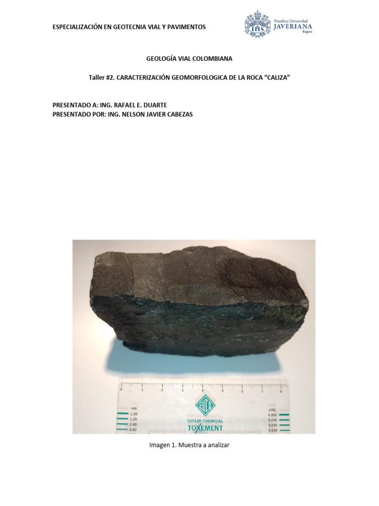 Caliza | PDF | Caliza | Lima (Material)