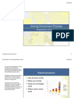 Presentation To The Zoning Advisory Panel 1/11/2012