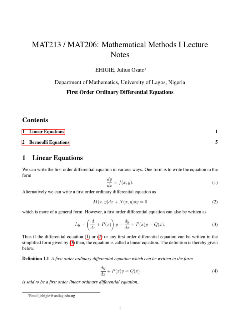 first-order-ordinary-differential-equations-pdf-equations