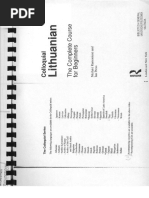 Colloquial Lithuanian | PDF