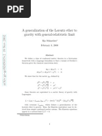 Ilja Schmelzer - A Generalization of The Lorentz Ether To Gravity With General-Relativistic Limit