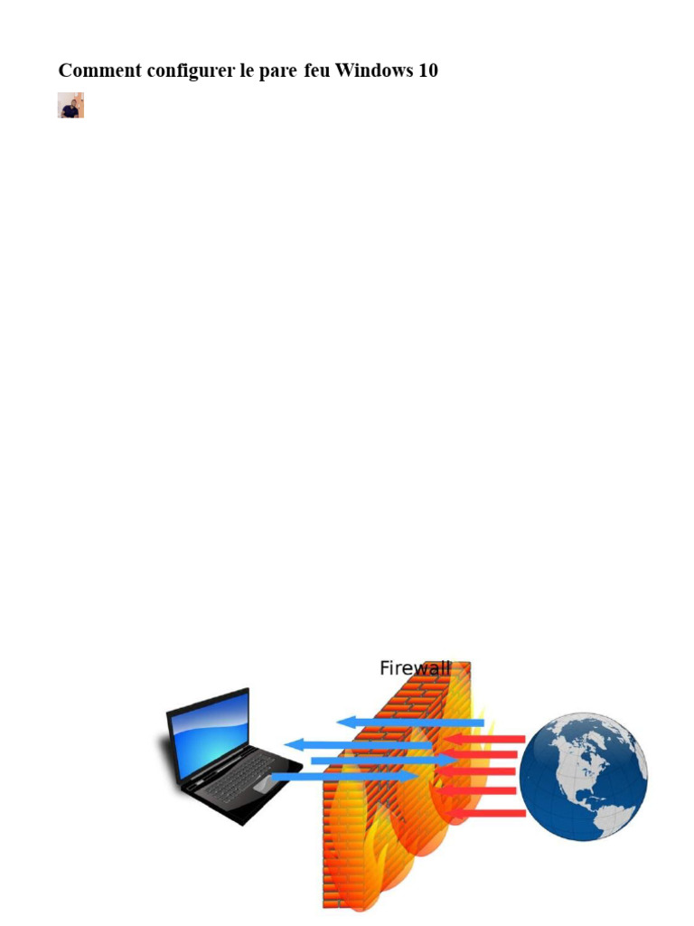 Configurer le pare-feu Windows 10 | PDF | Windows 10 | Pare-feu ...
