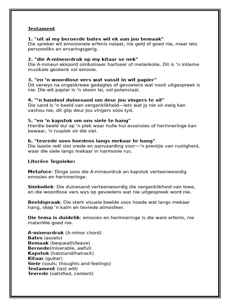 Testament | PDF