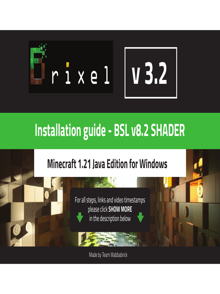 BSL v8.2 Shader Installation Guide | PDF | Software | Computing