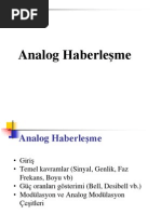 Analog Haberlesme