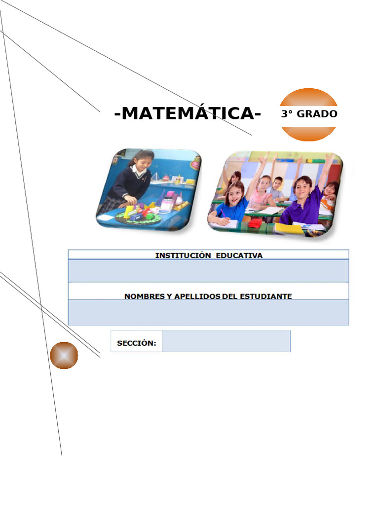 3 Grado Matematica Pdf Métodos Y Materiales De Enseñanza Hogar