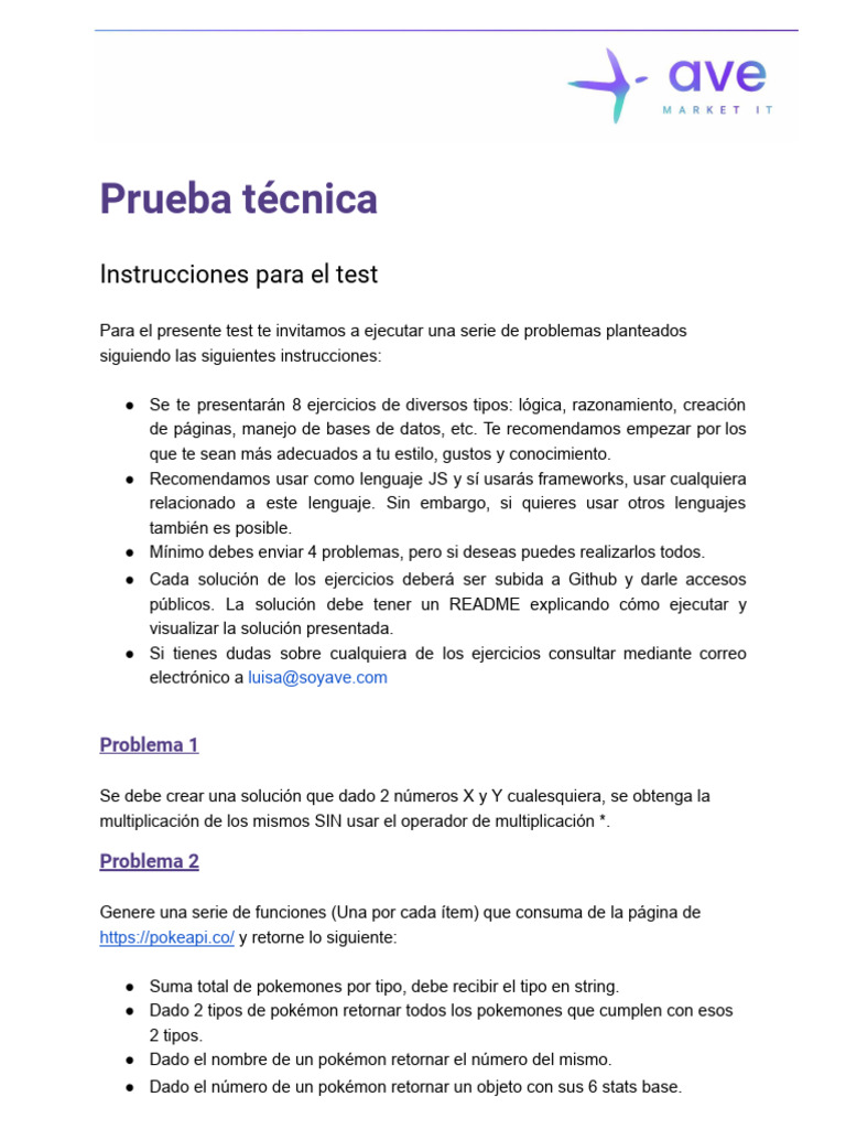 Prueba Desarrollador BACKEND | PDF | Contraseña | Ciencias de la ...