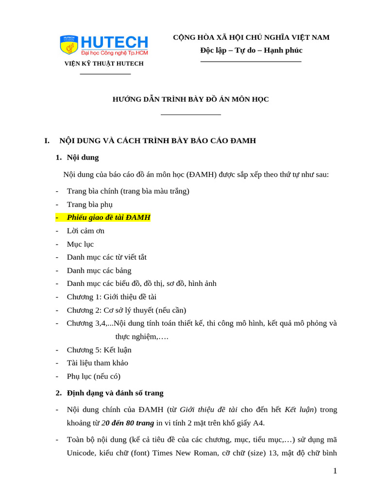 Phu Luc Huong Dan Trinh Bay Damh | PDF