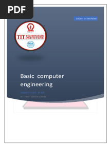 Basic Computer Engineering 1st Year-1