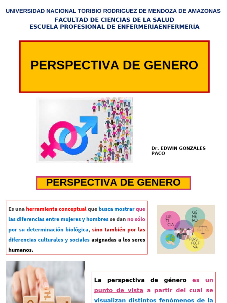 Enfoque de Genero - Paco | PDF | La sexualidad humana | Estudios LGBTQIA+
