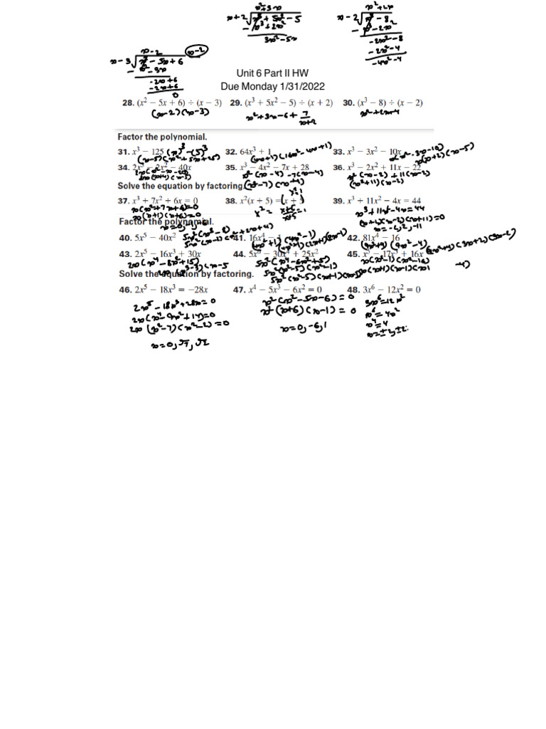 Unit 6 Part II HW | PDF