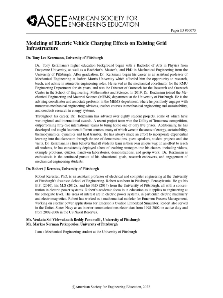 EV Charging Impact on Grid Infrastructure | PDF | Electric Vehicle ...