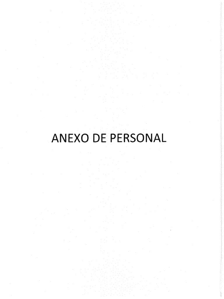 Anexo Personal CMA 040-2019 Modificado Adenda 2 | PDF