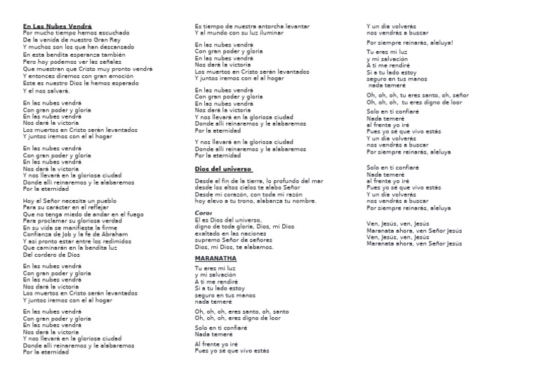 Letras Juveniles | PDF | Cristo (título) | Jesús