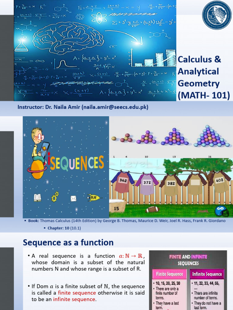 Lecture # 11 (Sequences and Introduction To Continuous Functions) SE ...