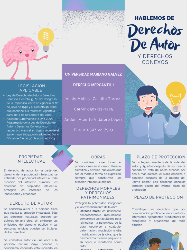 Derechos de Autor | PDF | Derecho Civil (Common Law) | Gobierno