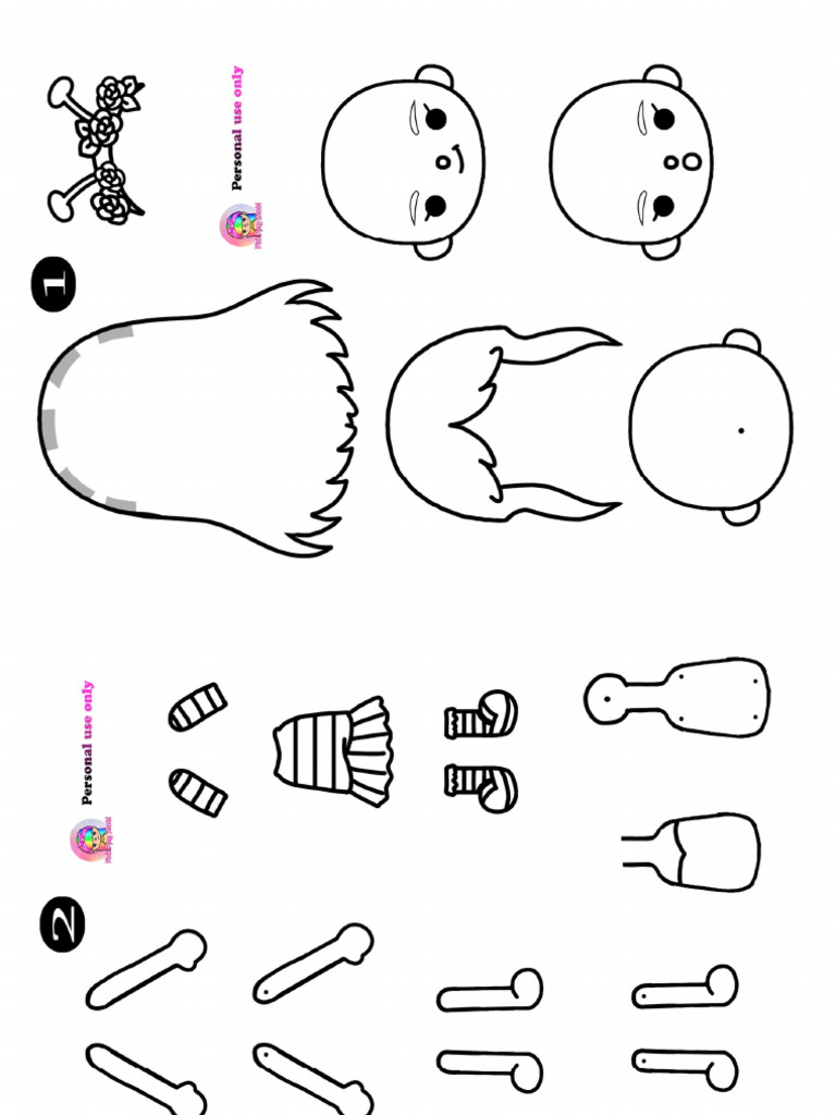 Toca Boca Moving Doll DIY - Pink Ping World | PDF