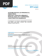 NTC 4145: Escaleras y Accesibilidad | PDF | Escalera