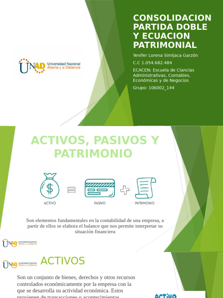 Activos, Pasivos y Patrimonio | PDF | Contabilidad | Hoja de balance