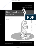 Floormate Vax V 120 User Guide