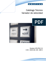 Emotron FDU-VFX2-0 Technical Catalogue 01-4948-04 ES