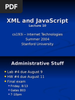 XML Javascript