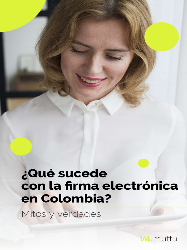Que Sucede Con La Firma Electronica en Colombia | PDF | Biometría ...