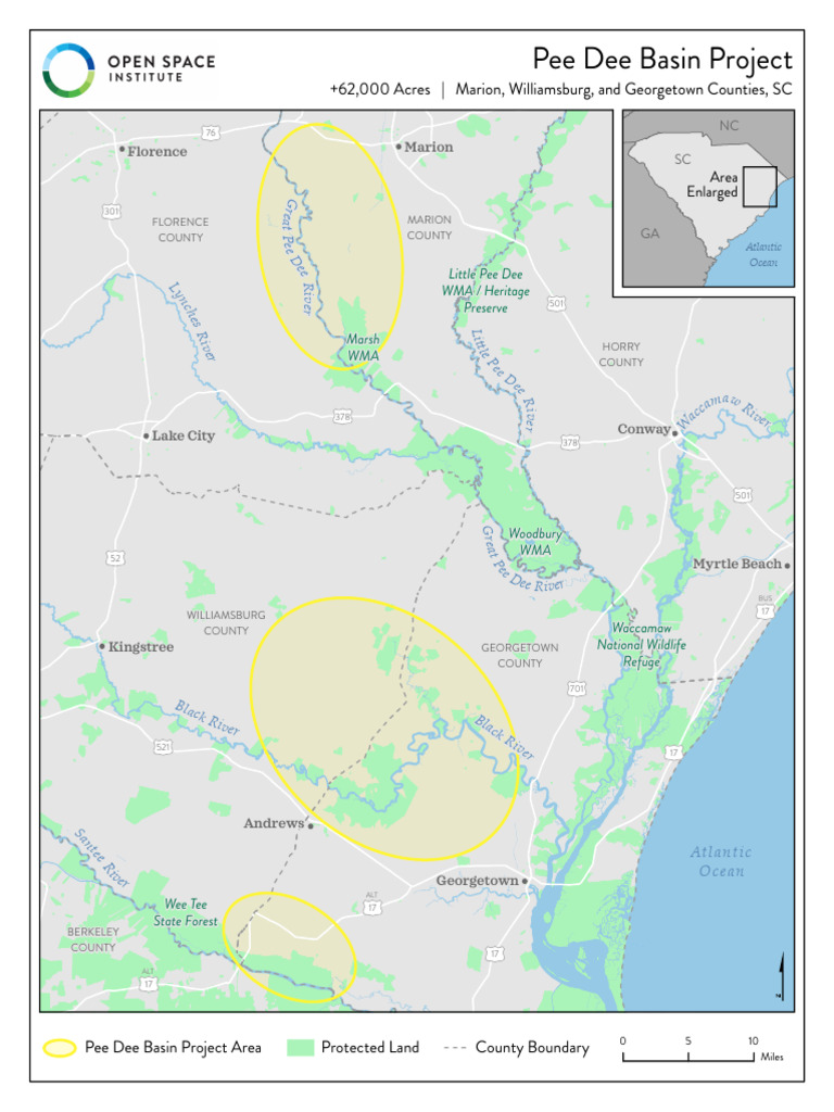 Pee Dee Basin Project Map Overview | PDF