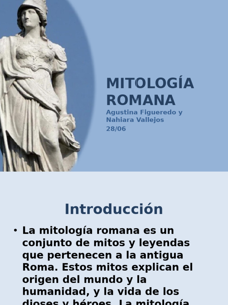 Dioses y mitos de la mitología romana | PDF