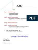 4 Types of JDBC Drivers