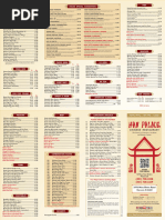 Fireroom Restaurant Menu Overview | PDF | Sushi | French Fries