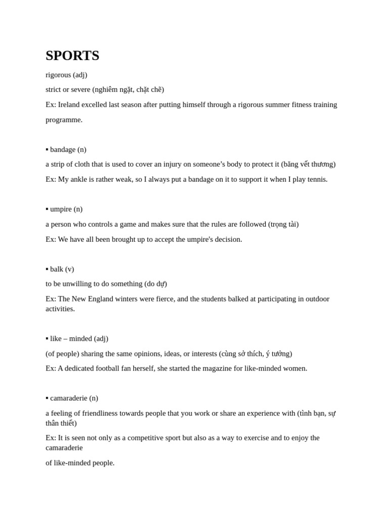 Sports | PDF | Athletic Sports | Sports