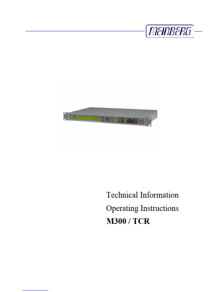 m300 Operating Instructions | PDF | Computer Network | File Transfer ...