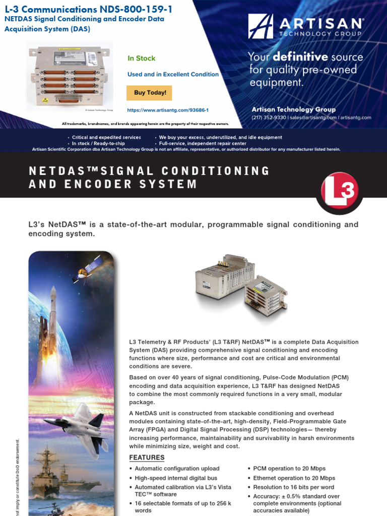 L 3 Communcations NDS 800 159 1 Datasheet 20171026115412 | PDF ...