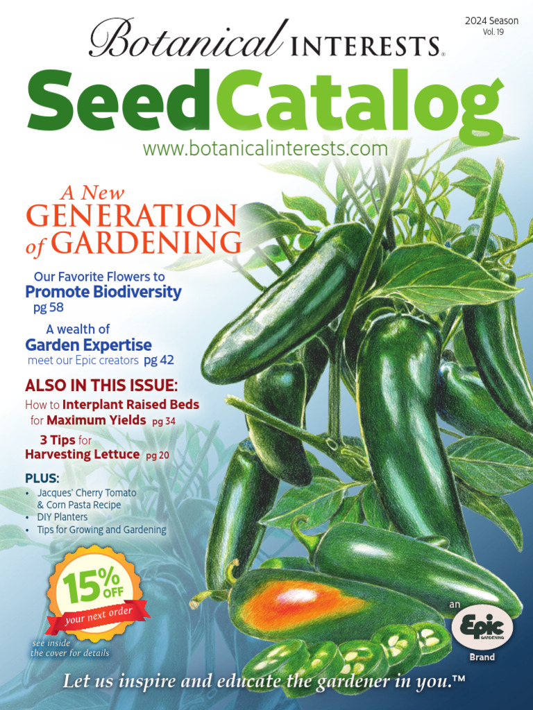 2024 Gardening Seed Catalog Highlights | PDF | Green Bean | Phaseolus ...