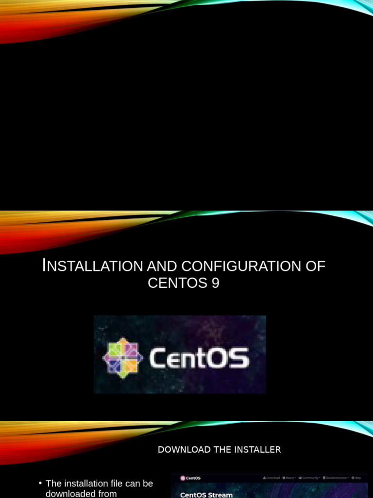 CentOS 9 Installation Guide for VMs | PDF | Installation (Computer ...