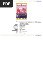 Download The Toastmasters International Guide to Successful Speaking by SCWIN SN78580970 doc pdf