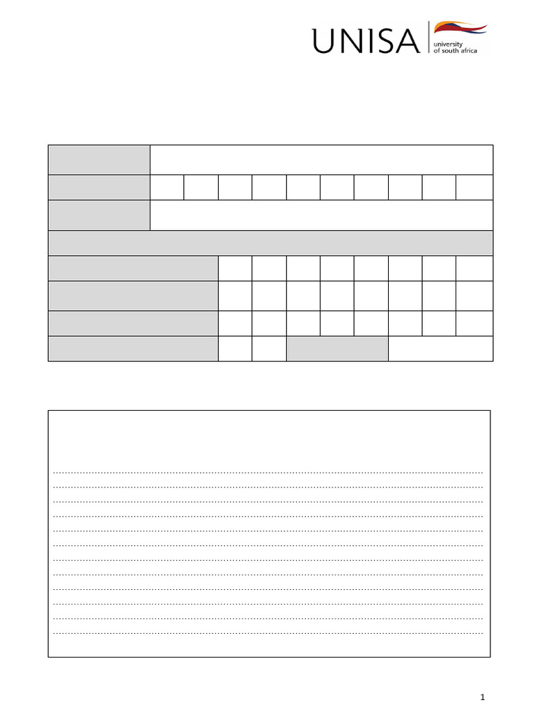 Unisa-CGS-honours-PGD-appeals-form-2019 | PDF | Vocational Education ...
