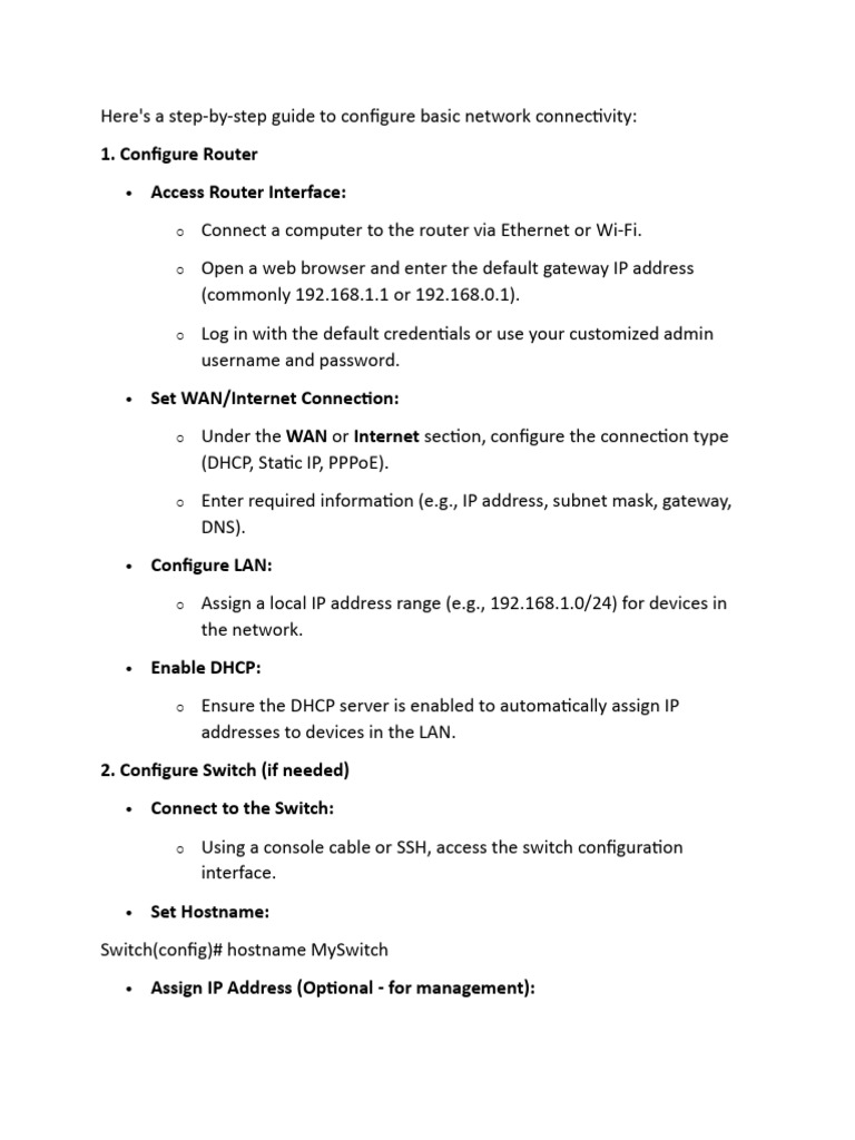 How to configure network devices pdf ip address computer network