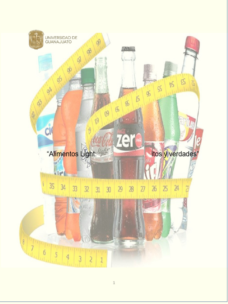 Alimentos Light: Definición y Mitos | PDF | Dieta | Alimentos
