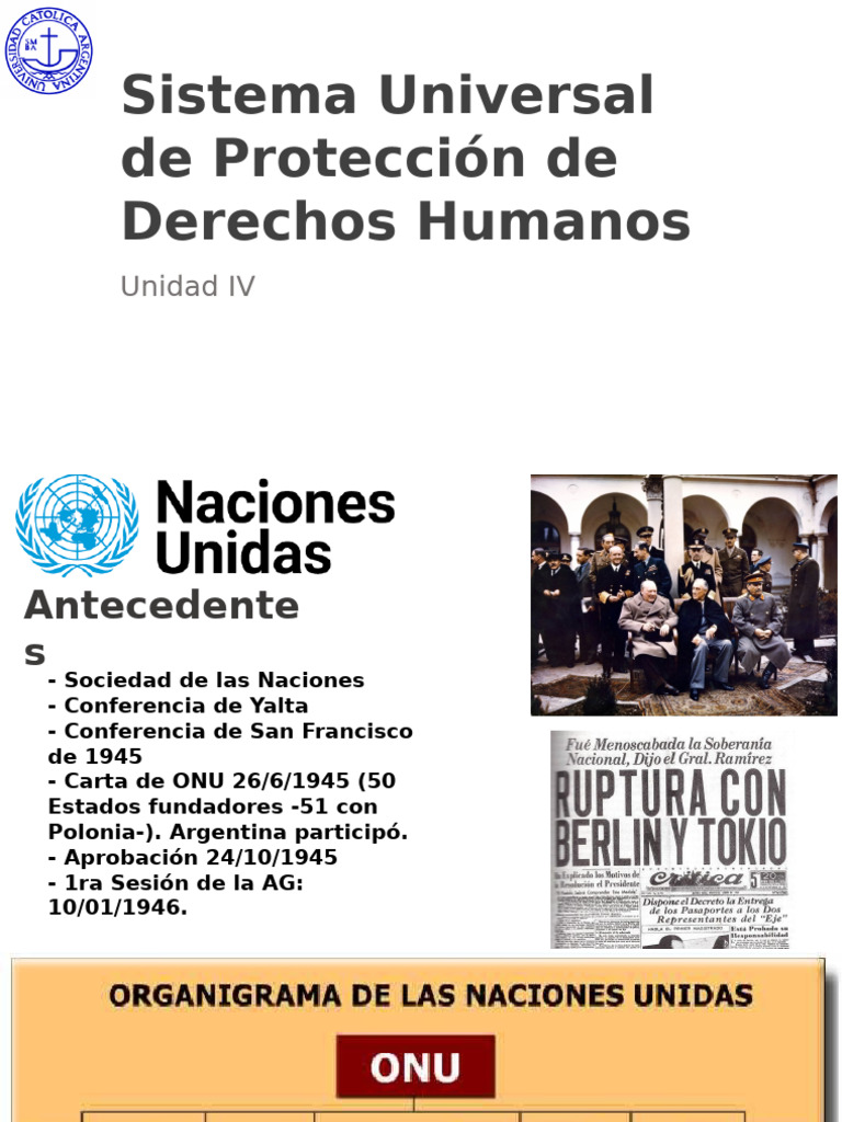 Consejo de Derechos Humanos de la ONU | PDF | Naciones Unidas ...